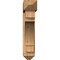 Ekena Millwork Merced Arts and Crafts Rough Sawn Bracket w/ Offset Brace, Western Red Cedar, 8"W x 38"D x 38"H BKT0806X38X38MRC03RWR - alternate 3